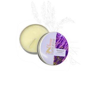 CANDELE DA MASSAGGIO (OLIO DI CACAO E LAVANDA)