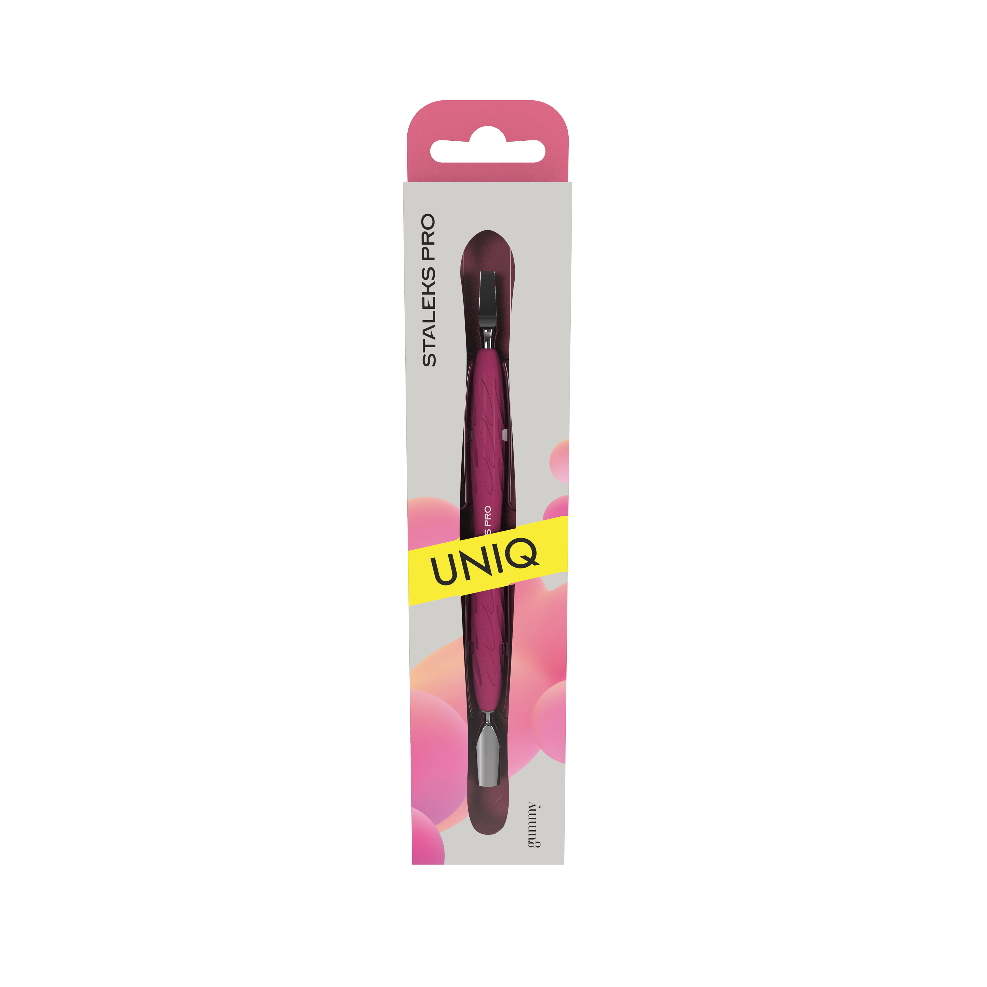 Spatola Per Manicure Con Manico In Silicone "Gummy" UNIQ 10 TYPE 5 - immagine 2