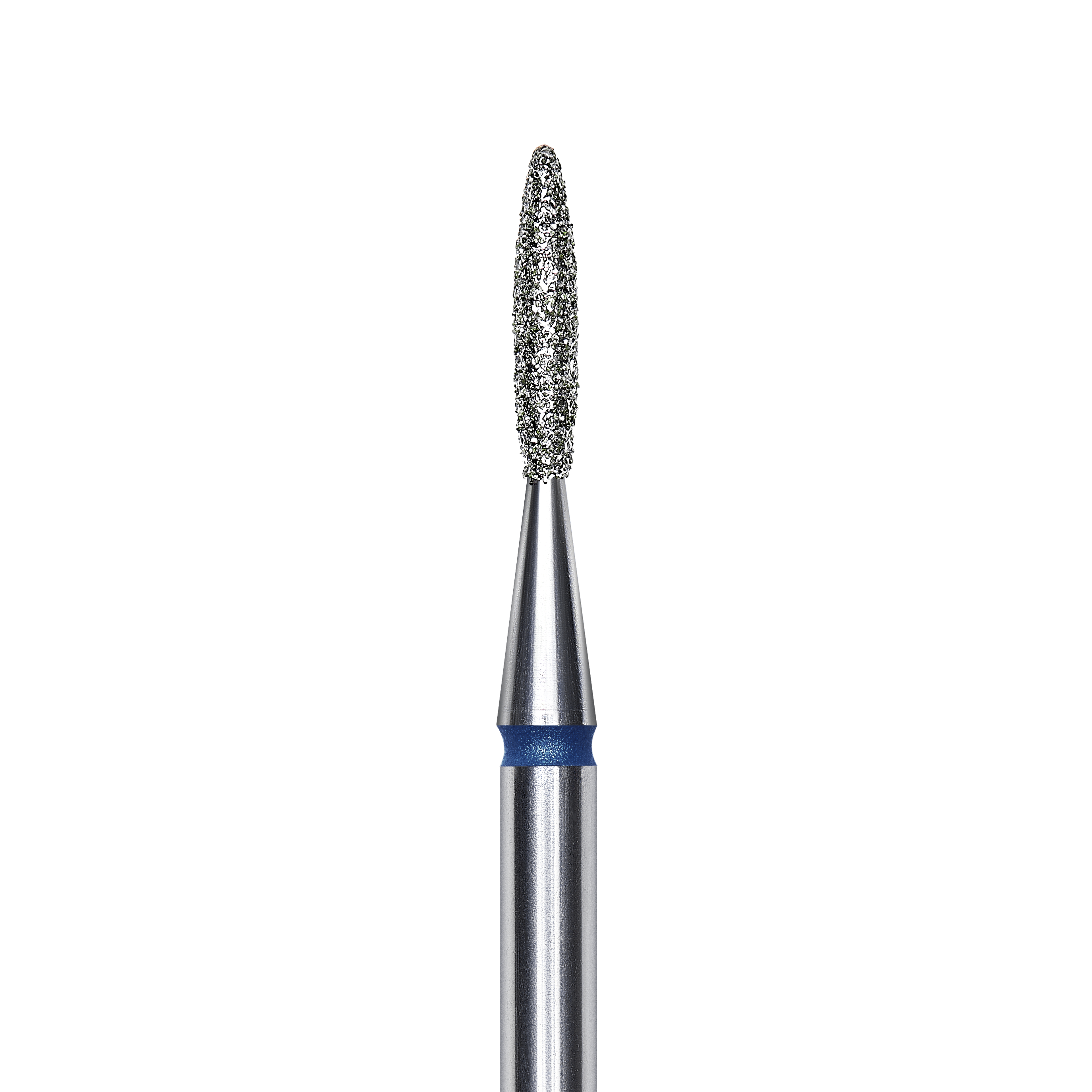 Punta Diamantata Fiamma Appuntita, Blu, Diametro 1.6 Mm - Lunghezza Punta 8 Mm - immagine 2