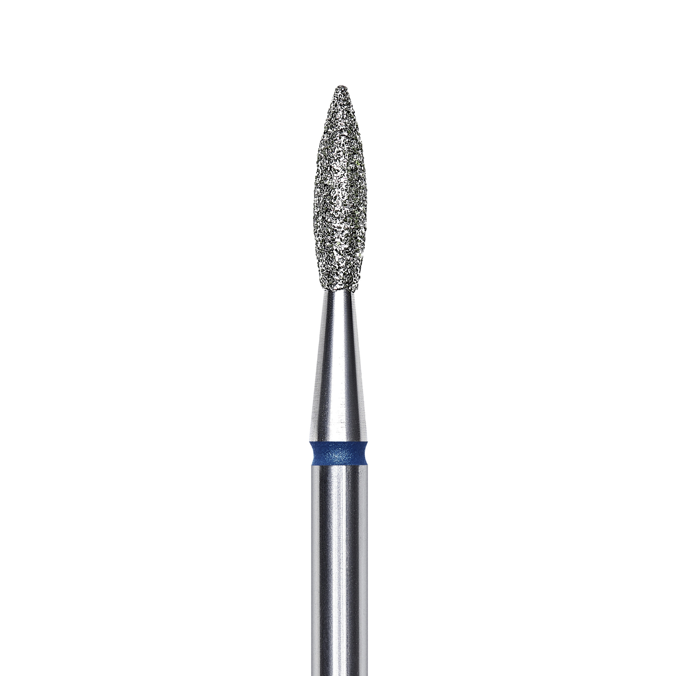 Punta diamantata Fiamma Appuntita, blu, diametro 2.1 mm - lunghezza punta 8 mm - immagine 3