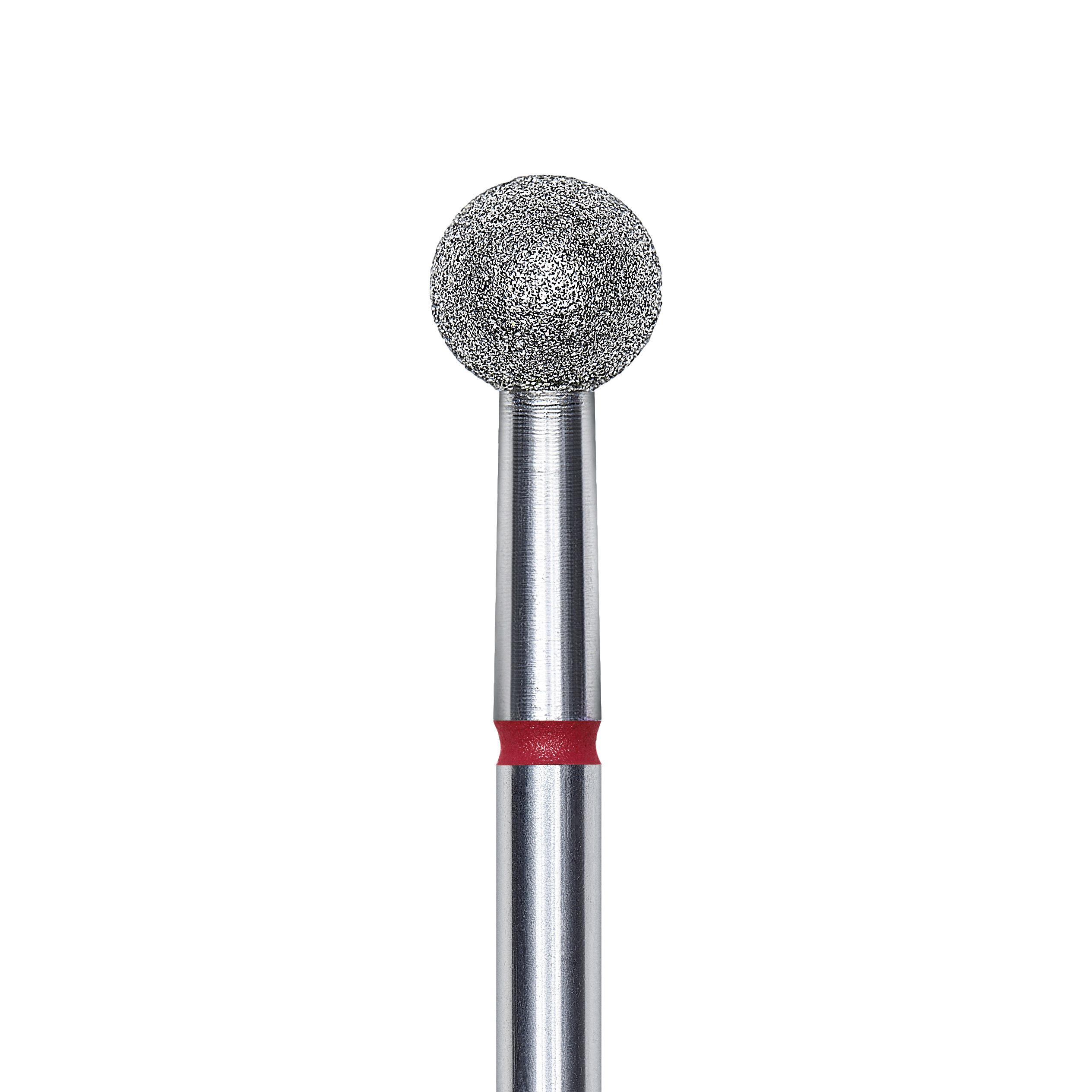 Punta Diamantata A Sfera, Rosso, Diametro Punta 5 Mm