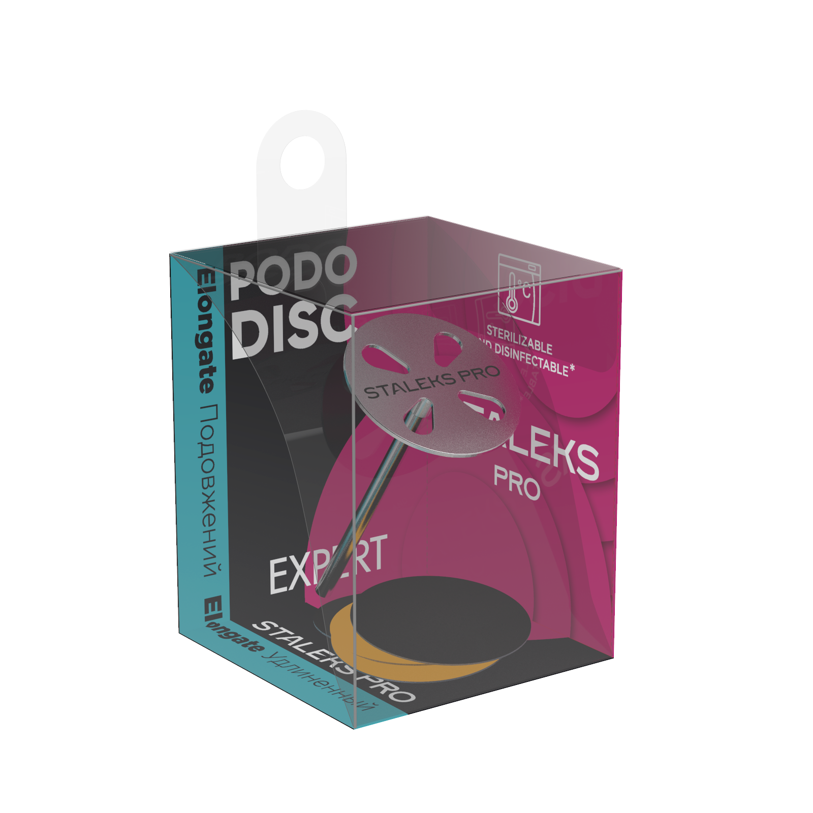 Disco Per Pedicure Allungato PODODISC EXPERT M Completo Di Lima Sostituibile Grana 180 5 Pz (20 Mm)