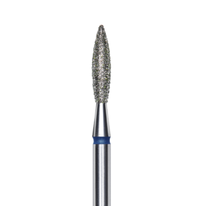 Punta Diamantata Fiamma, Blu, Diametro 2.3 Mm - Lunghezza Punta 10 Mm