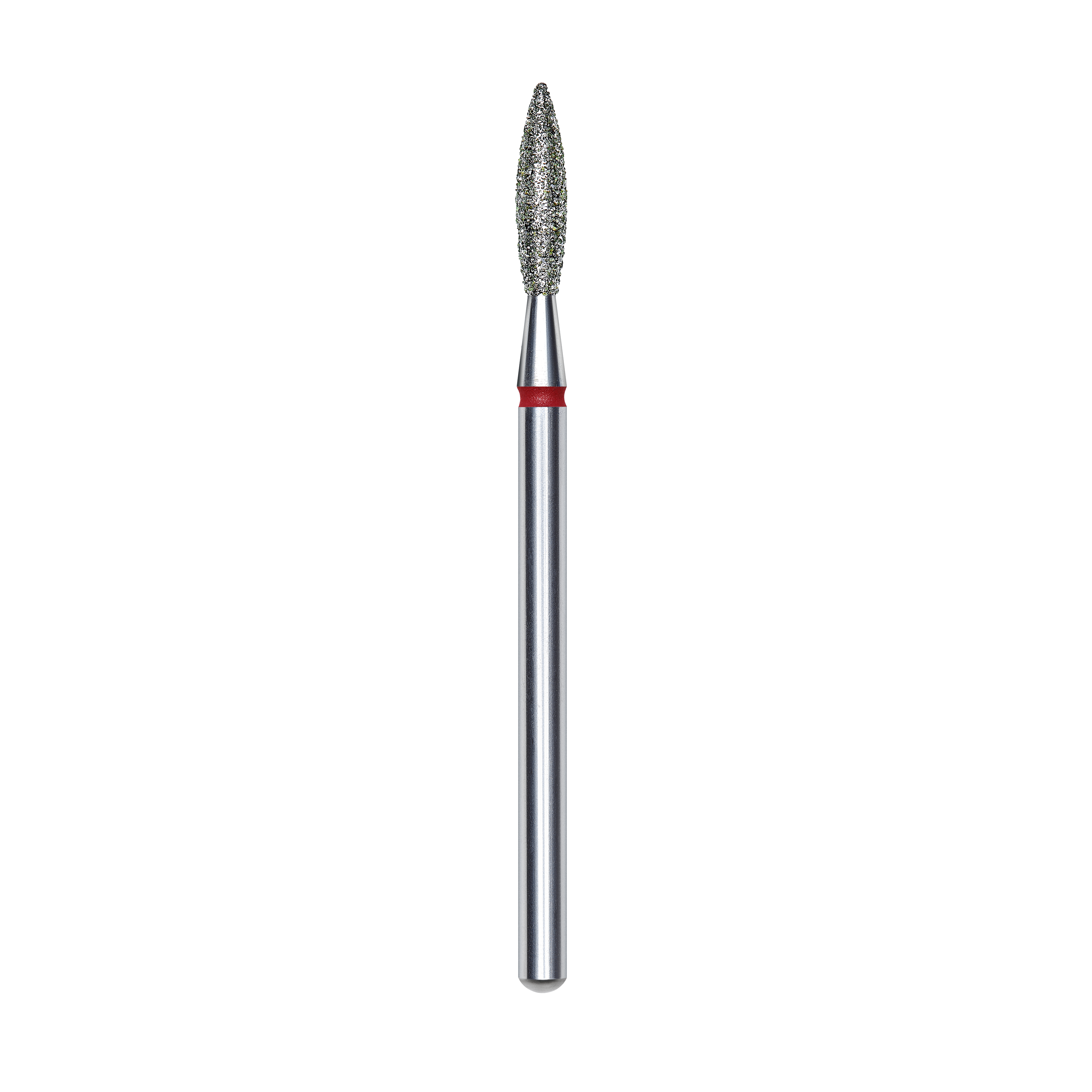 Punta Diamantata Fiamma, Rosso, Diametro 2.3 Mm - Lunghezza Punta 10 Mm - Зображення 2