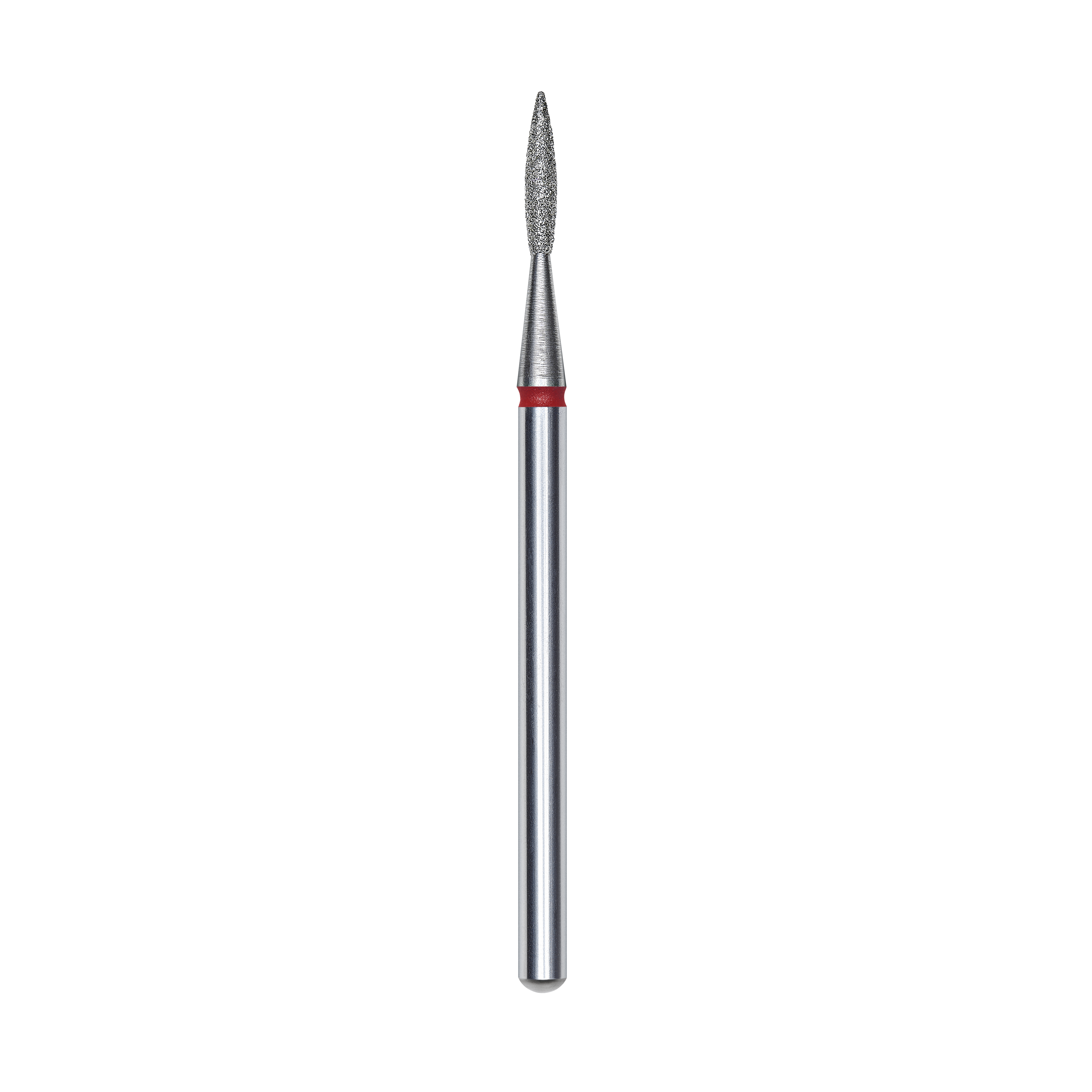 Punta Diamantata Fiamma Appuntita, Rosso, Diametro 1.6 Mm - Lunghezza Punta 8 Mm - Зображення 2