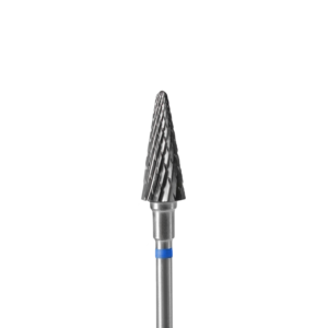 Punta Carbide Cono, blu, diametro 6 mm - lunghezza punta 14 mm