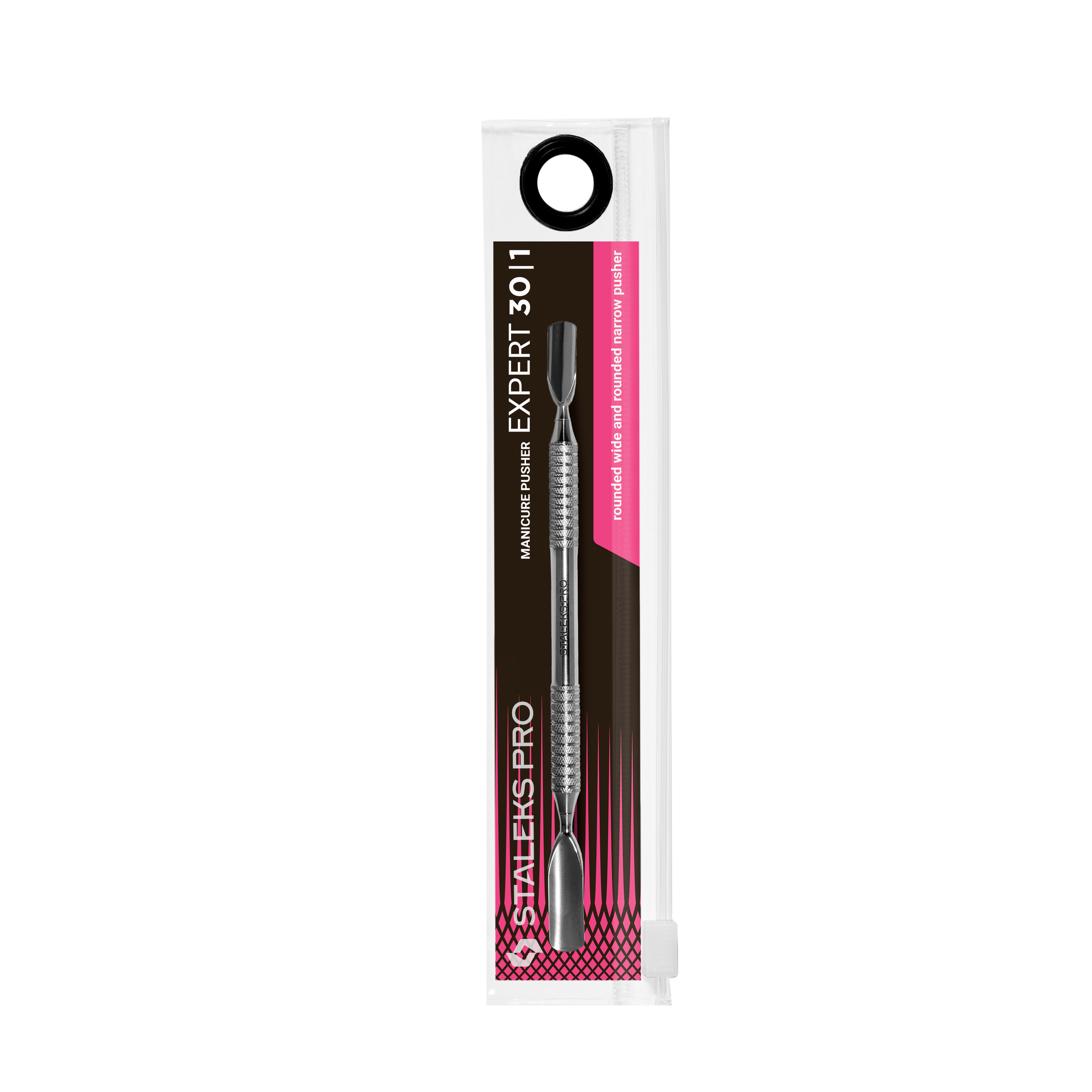 Spatola Per Manicure (Pusher Largo Arrotondato + Arrotondato Stretto) EXPERT 30 TYPE 1